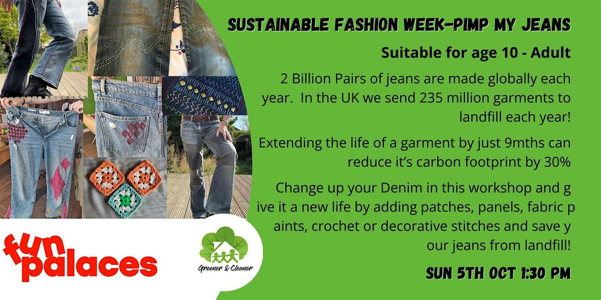 Sustainable Fashion Week - Pimp My Jeans