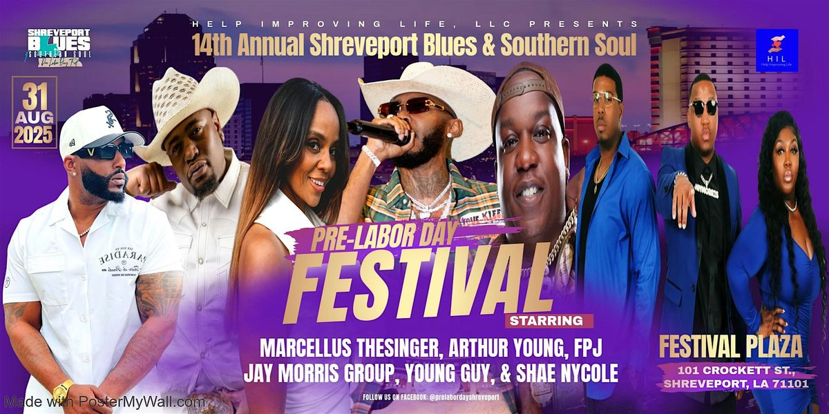 14th Annual Shreveport Blues & Southern Soul Pre-Labor Day Fest