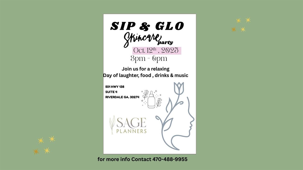 Sip & Glow Skincare Party