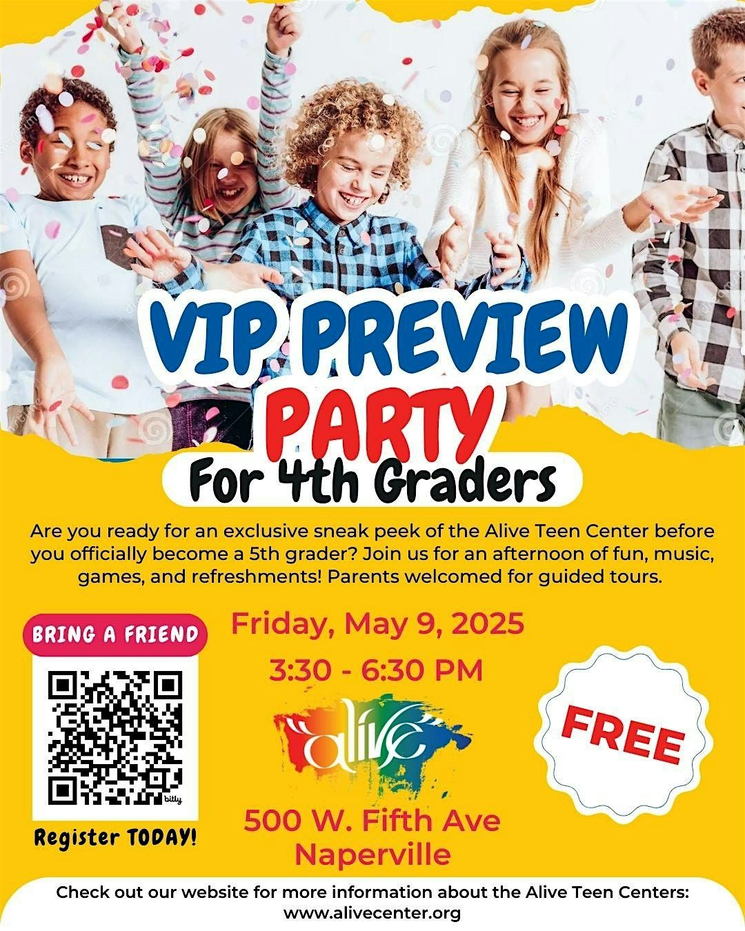 Alive Teen Center VIP Preview Party