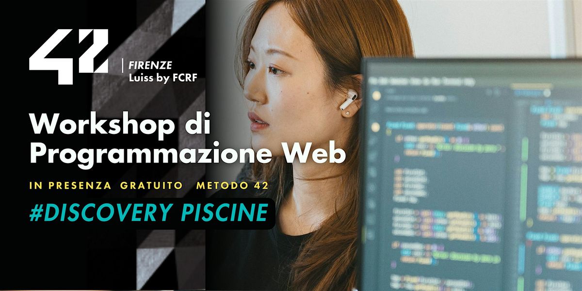 Workshop di Programmazione Web: Discovery Piscine!