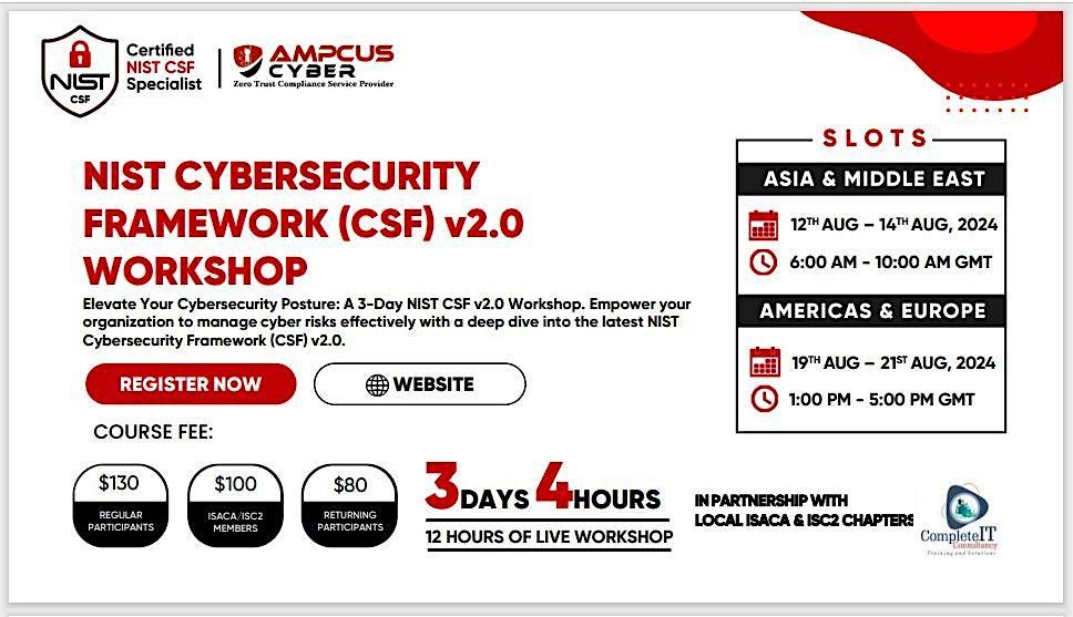 Recording of Certified NIST CSF v2.0 Specialist Workshop