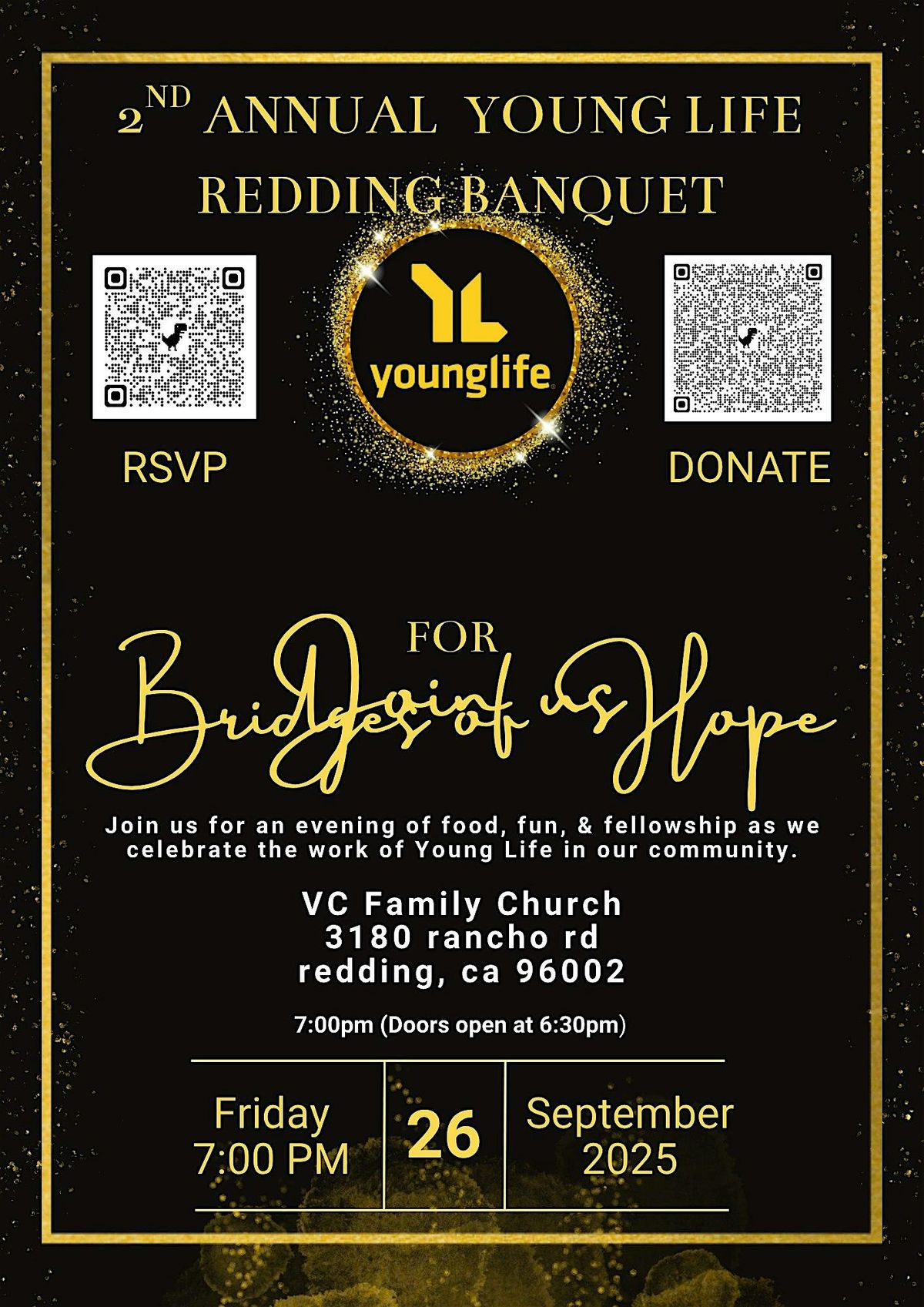 Young Life Redding Banquet - Bridges of Hope