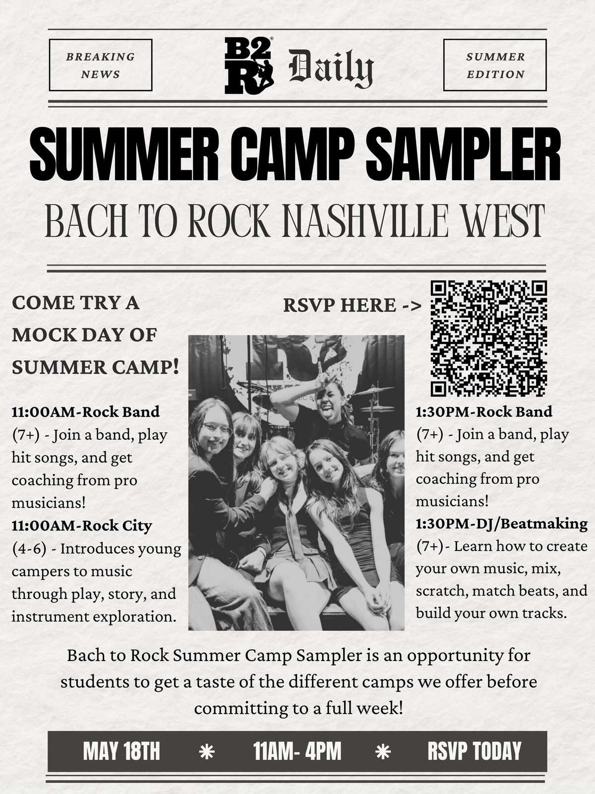 Summer Camp Sampler!