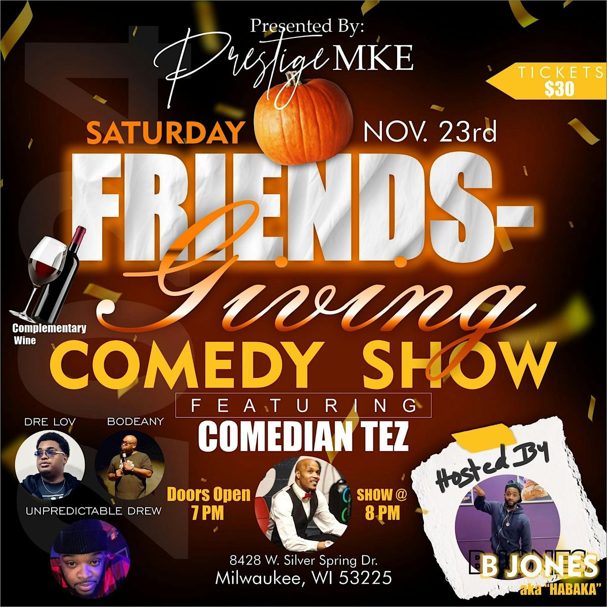 The Friendsgiving Comedy Show