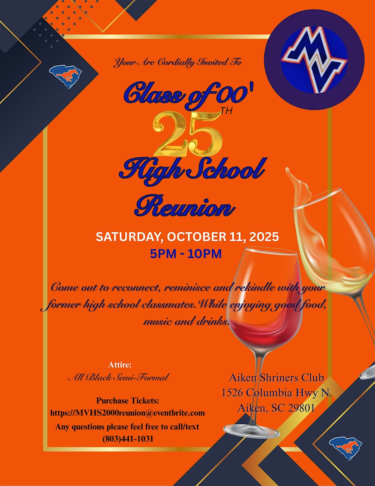 C\/O 2000 MVHS 25th Reunion