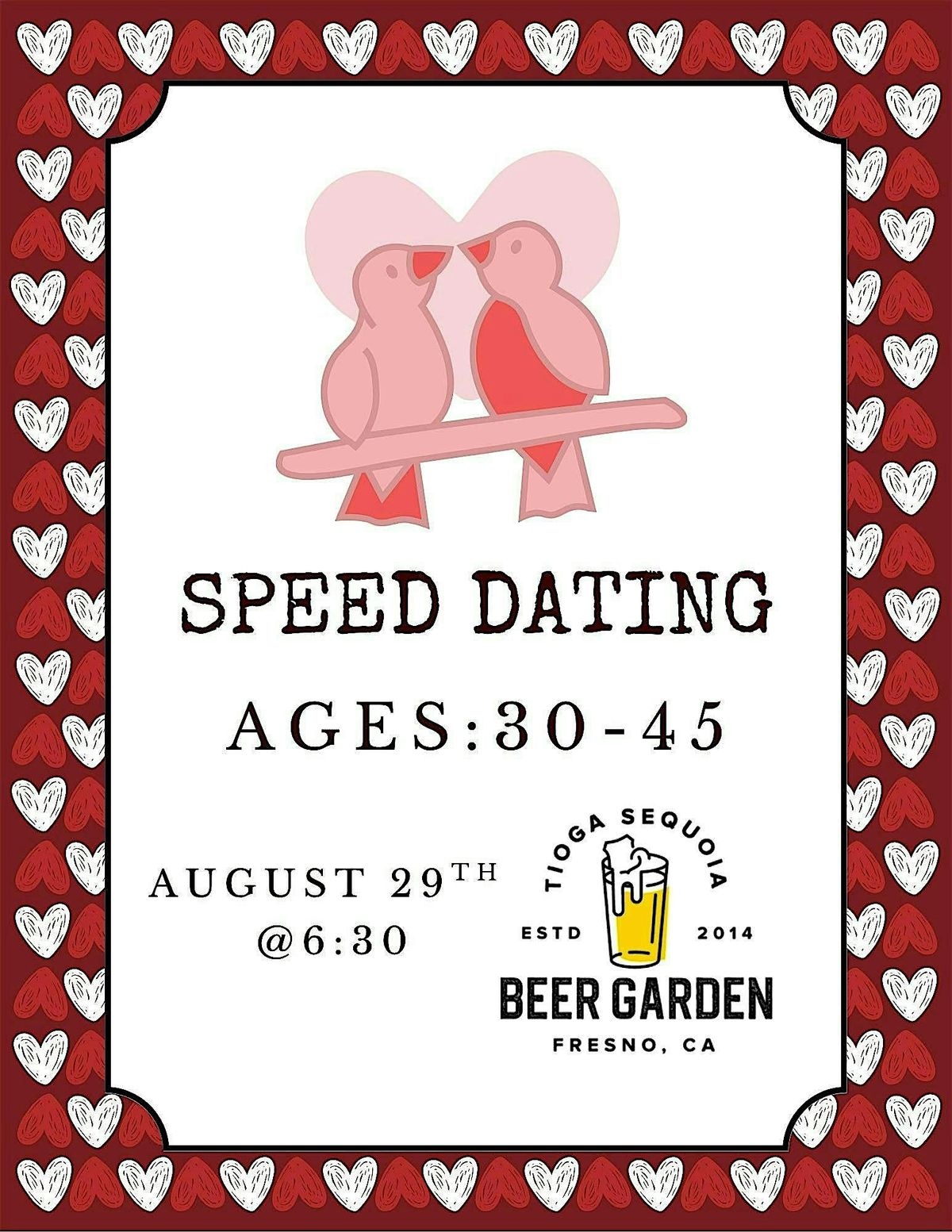 Traditional Speed Dating Event-AGES (30-45)