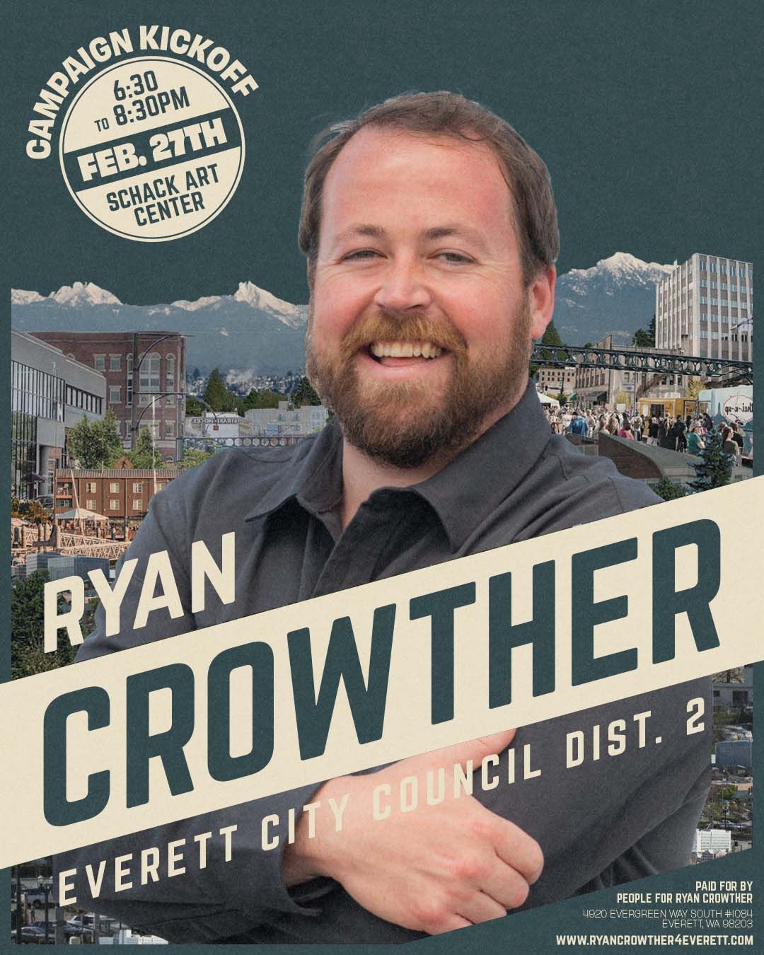 Campaign Kickoff -- Ryan Crowther for Everett City Council District 2