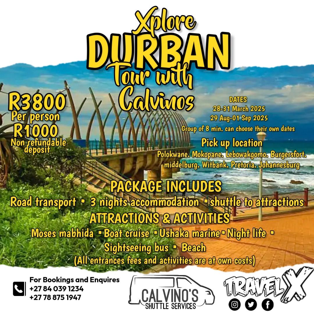 Durban tour 