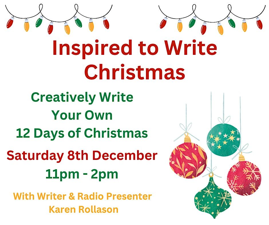 Inspired to Write Christmas - \u00a330