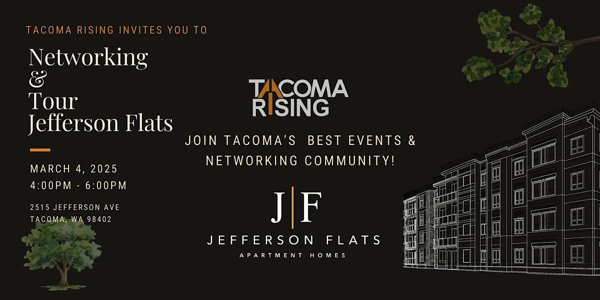 Networking & Tour of  Jefferson Flats | Tacoma Rising