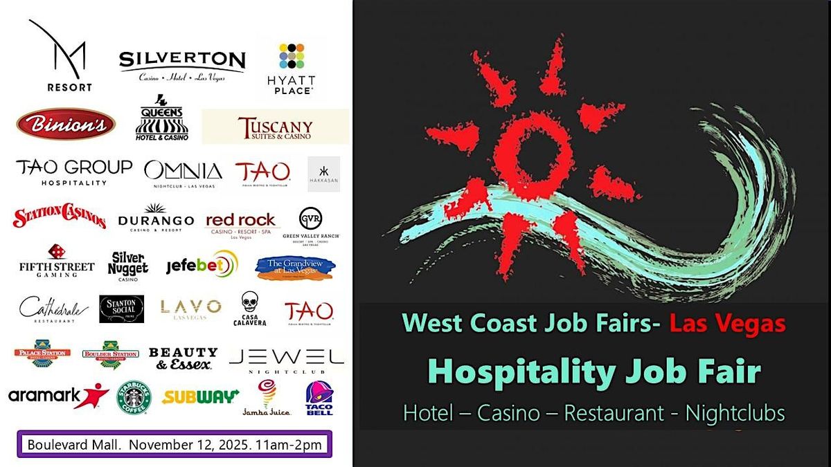 Hotel, Casino, Restaurant, Nightclub Job Fair