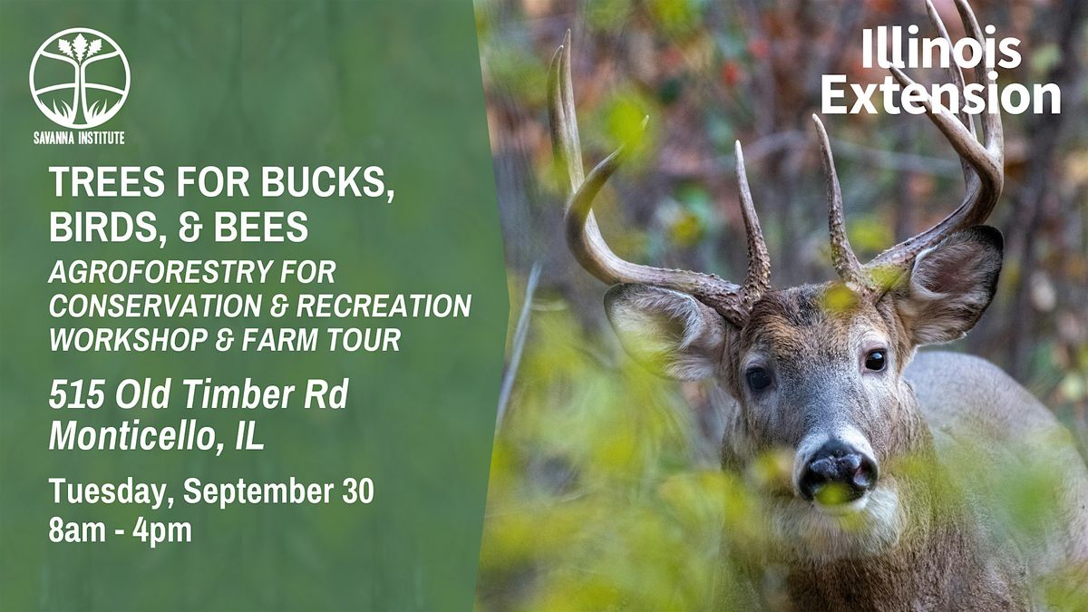 Trees for Bucks, Birds, & Bees: Agroforestry for Conservation & Recreation