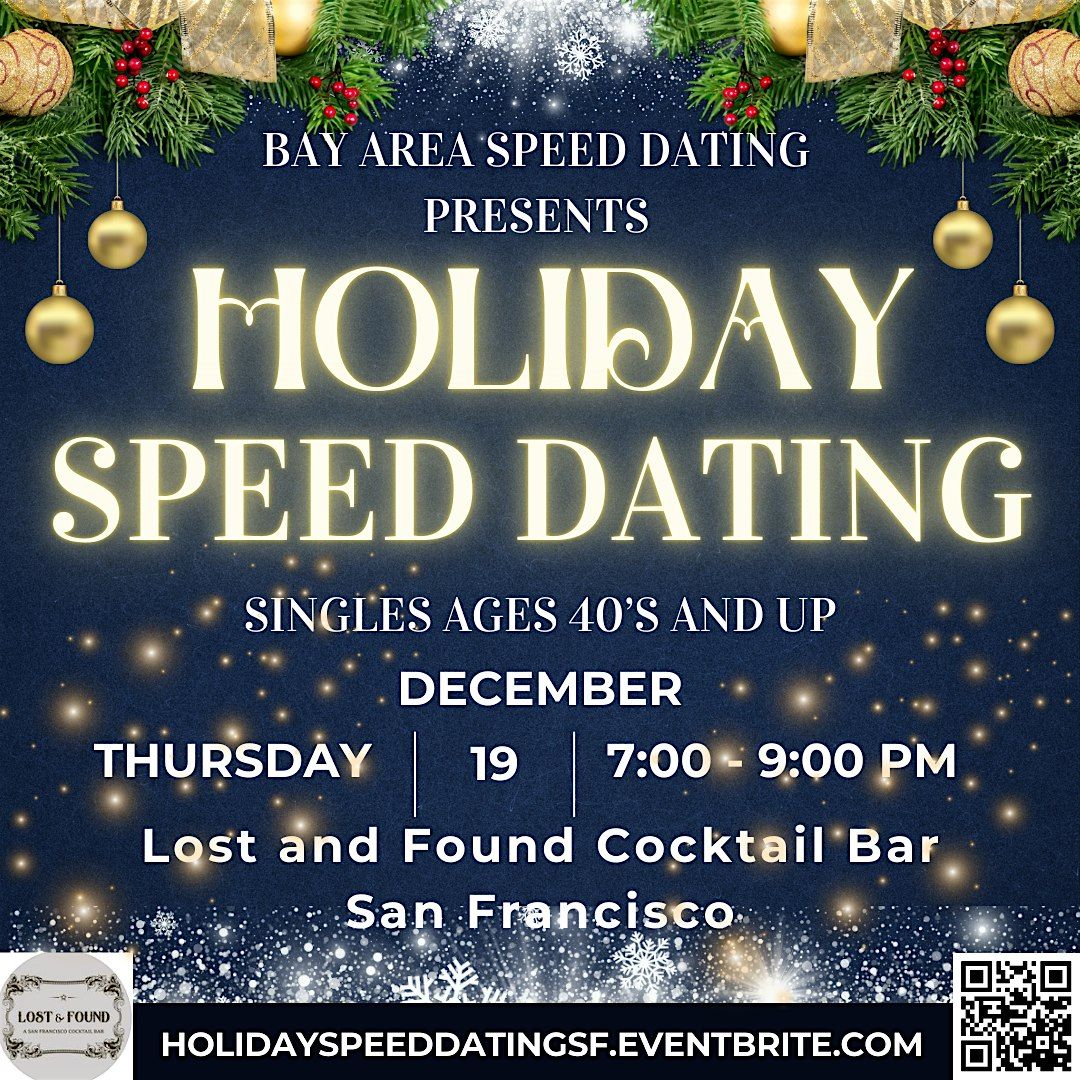 Holiday Speed Dating for Singles Ages 40\u2019s and up