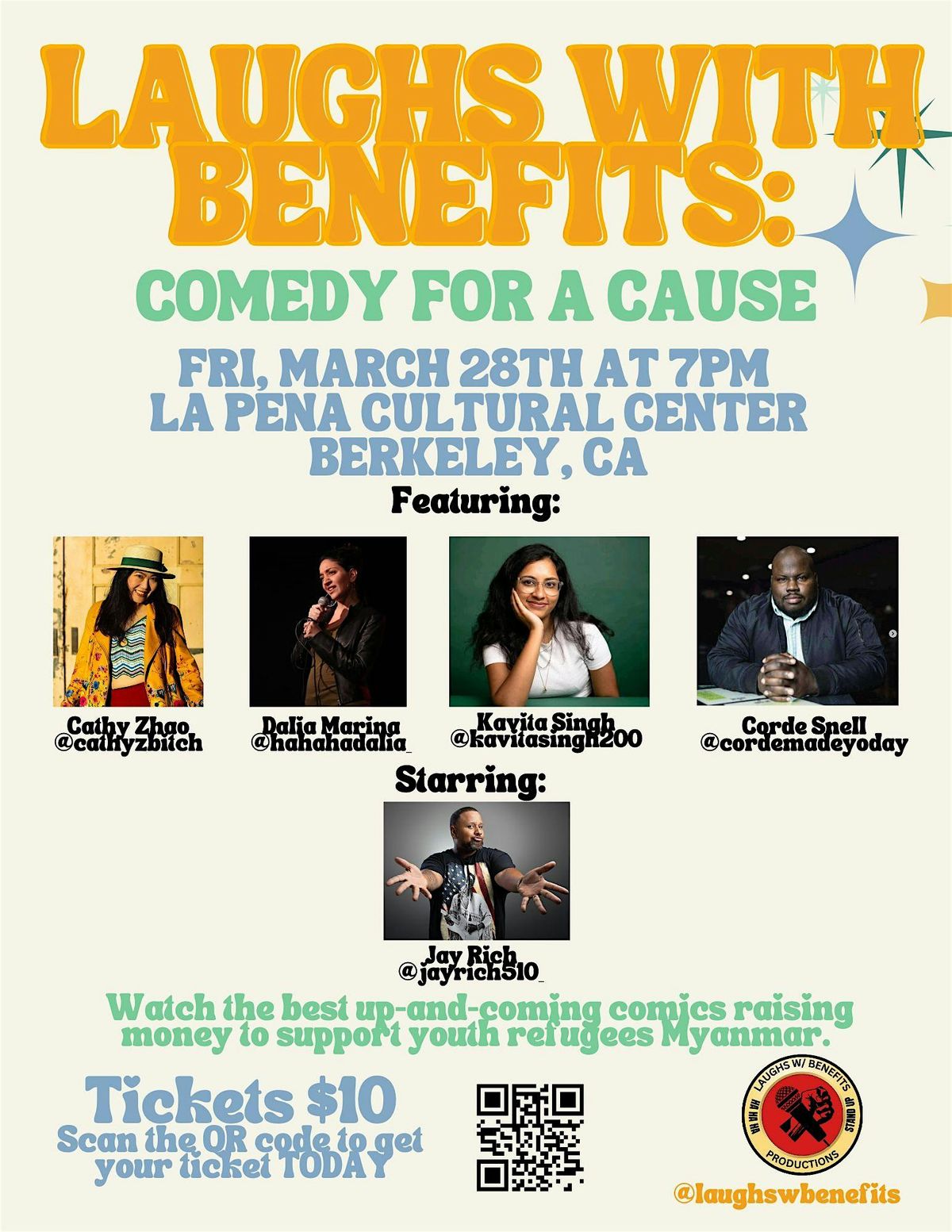 Laughs W\/ Benefits: Comedy for a Cause