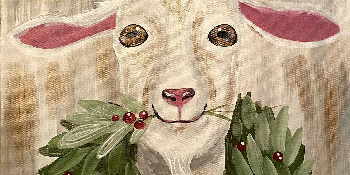 Yule Goat  - Paint and Sip by Classpop!\u2122