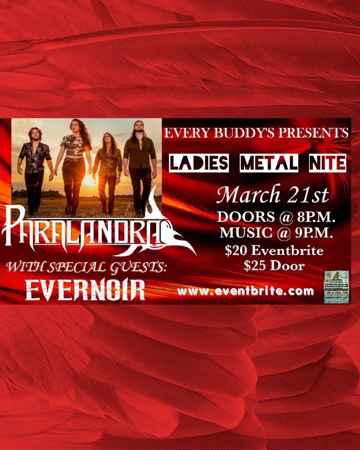 Ladies Metal Nite - Paralandra and Evernoir