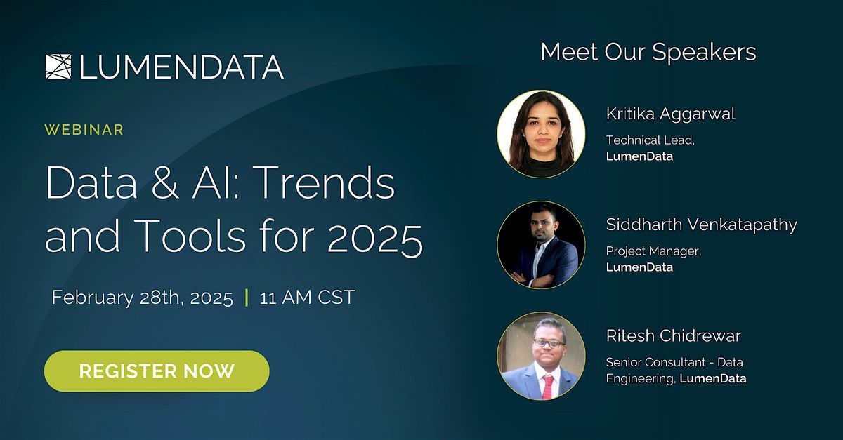 Data and AI: Trends & Tools For 2025