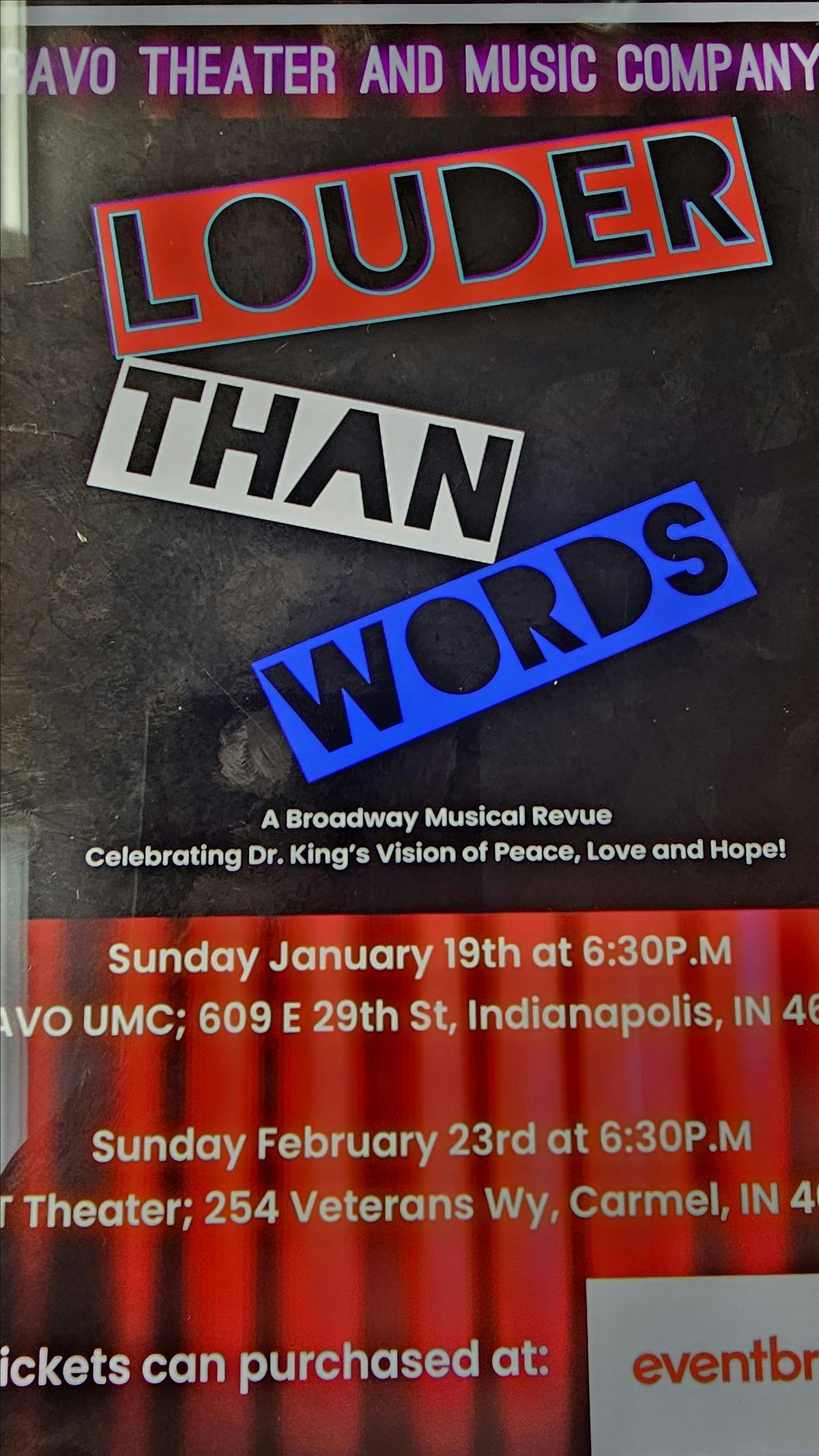 LOUDER THAN WORDS: A Dr. King Musical Revue