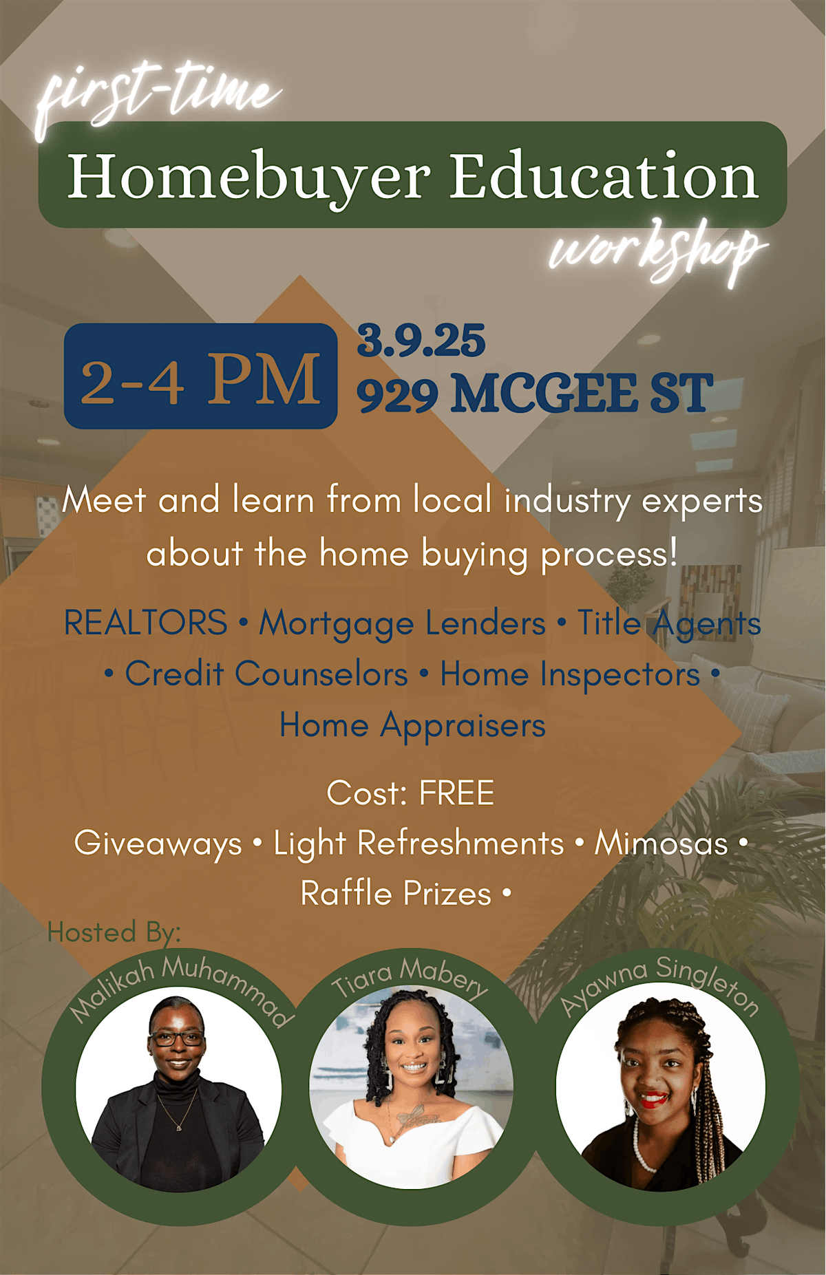 First Time Homebuyers Education Workshop