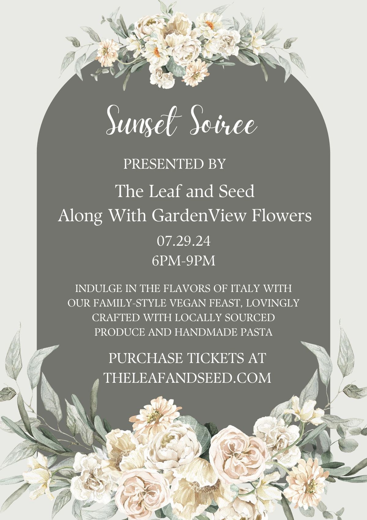 Sunset Soiree at Gardenview Flowers 