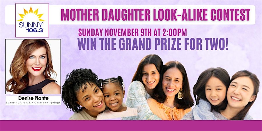 Sunny 106.3 Mother Daughter Look-A-Like Contest at the CS Women's Expo 2025