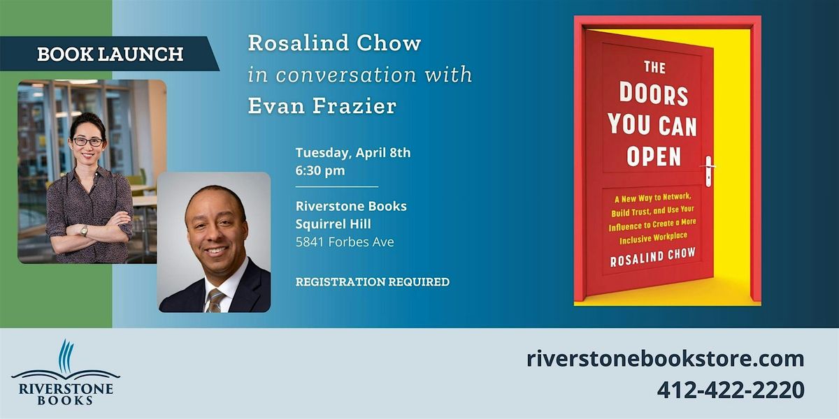 A Book Launch for Rosalind Chow in Conversation with Evan Frazier