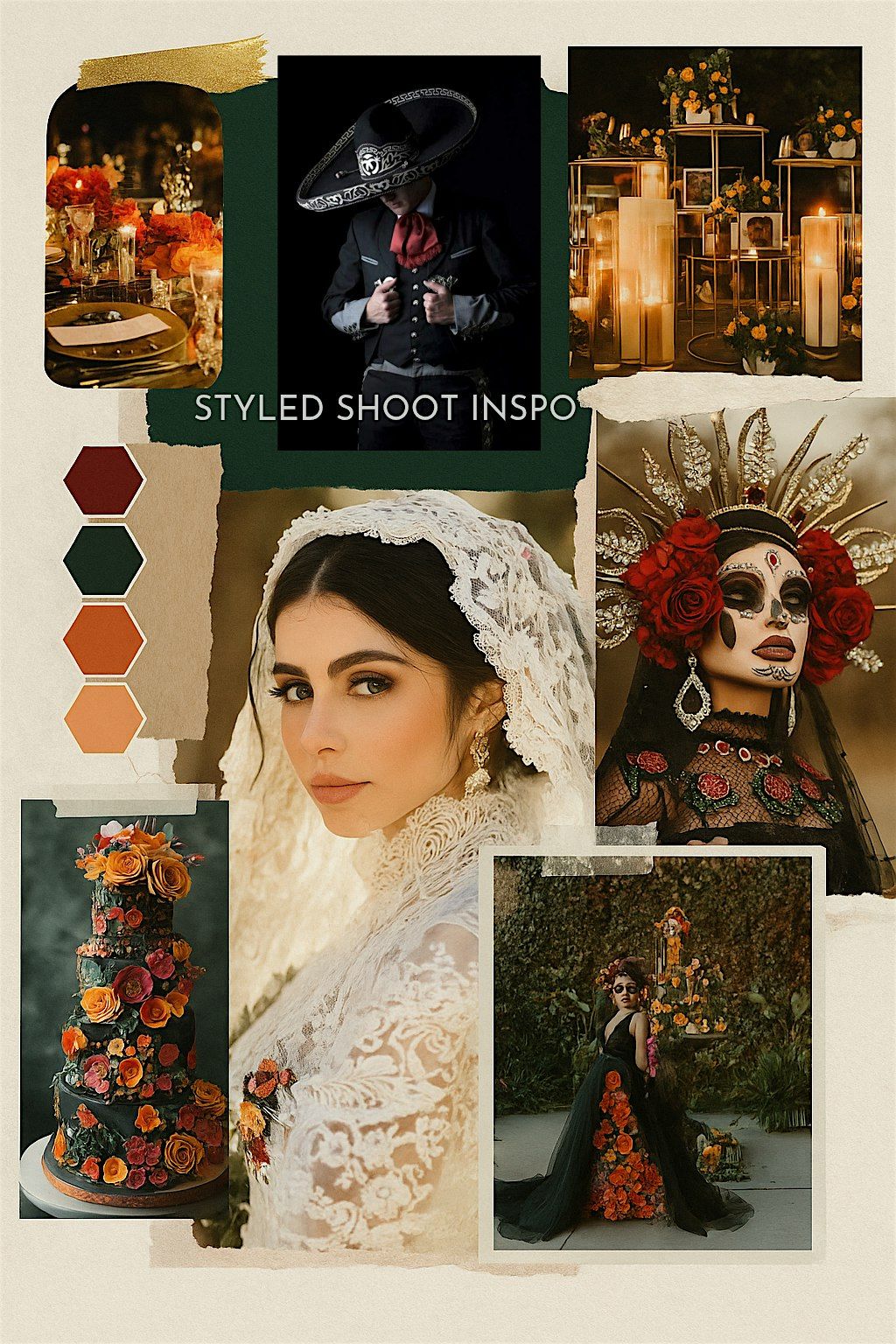Dia De Los Muertos Styled Shoot