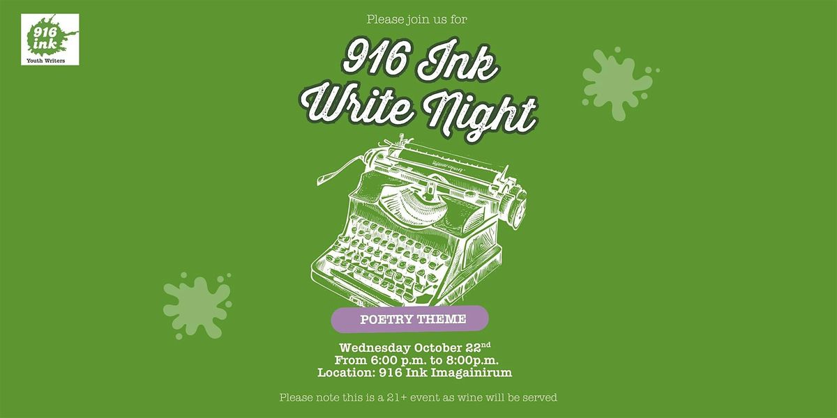 916 Ink October Write Night