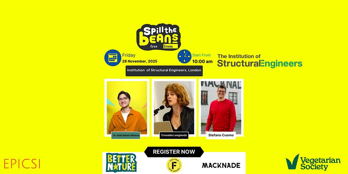 SPILL THE BEANS- VOL6, F&B "Free from" Event