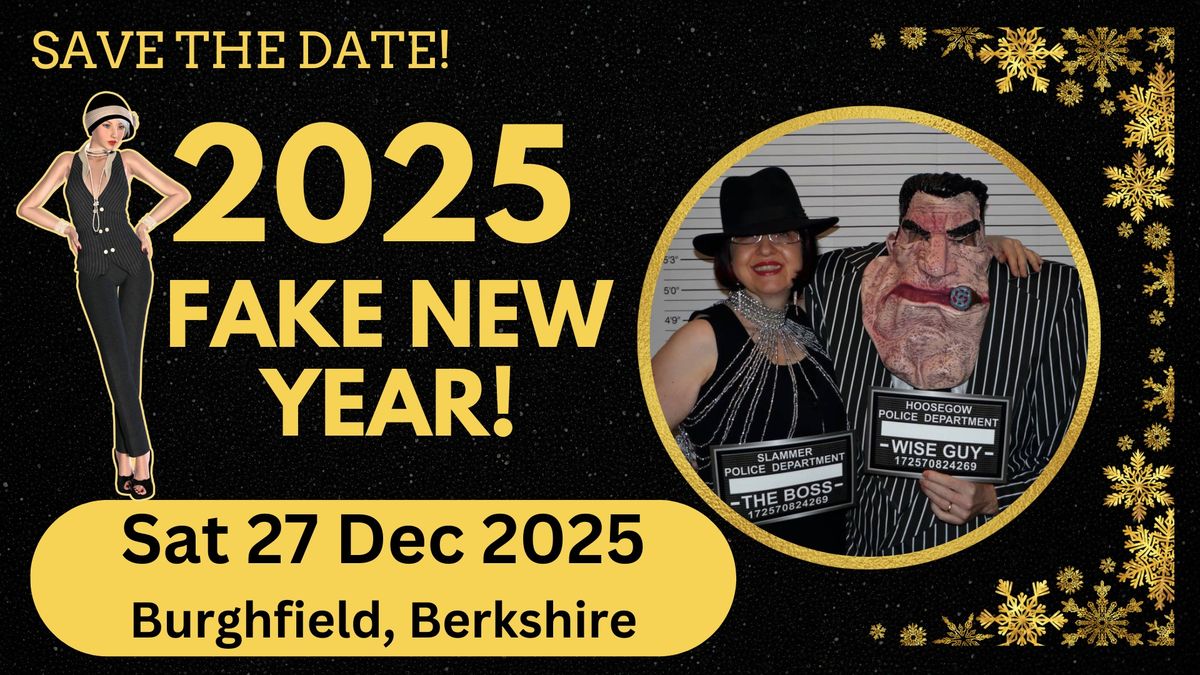 \u2728Save the Date! \u2728 2025 Roaring 20's FAKE New Year in Burghfield!