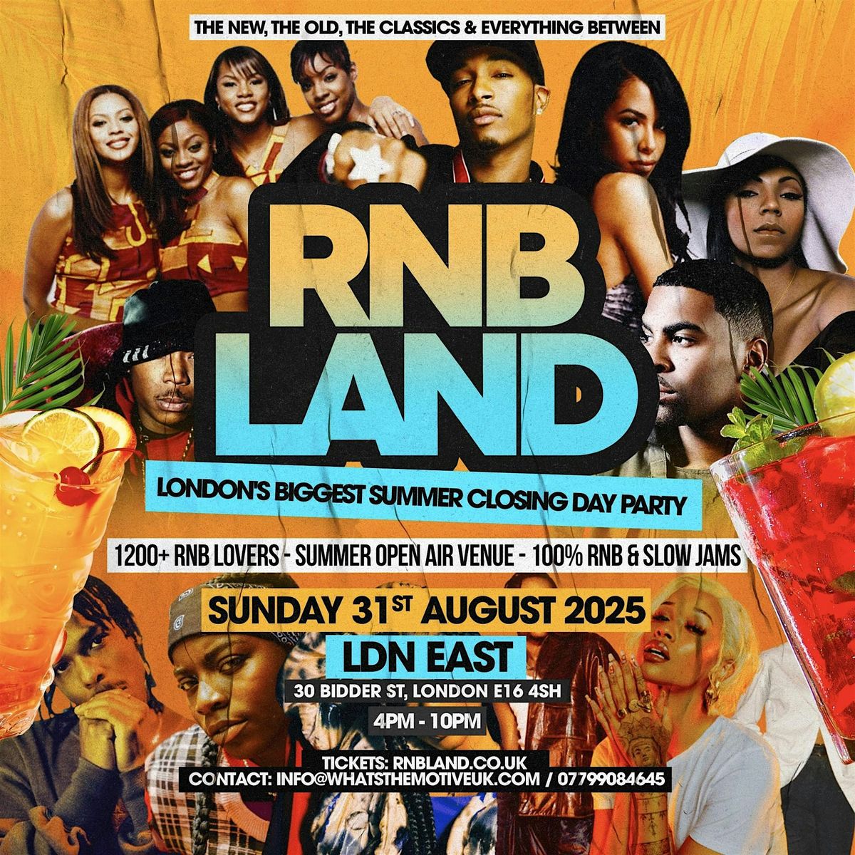 RNBLAND - London's Biggest Summer Closing RNB DAY PARTY