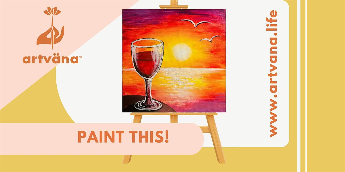 Artvana Paint & Sip art class at Top Rung Brewing Lacey August 2025