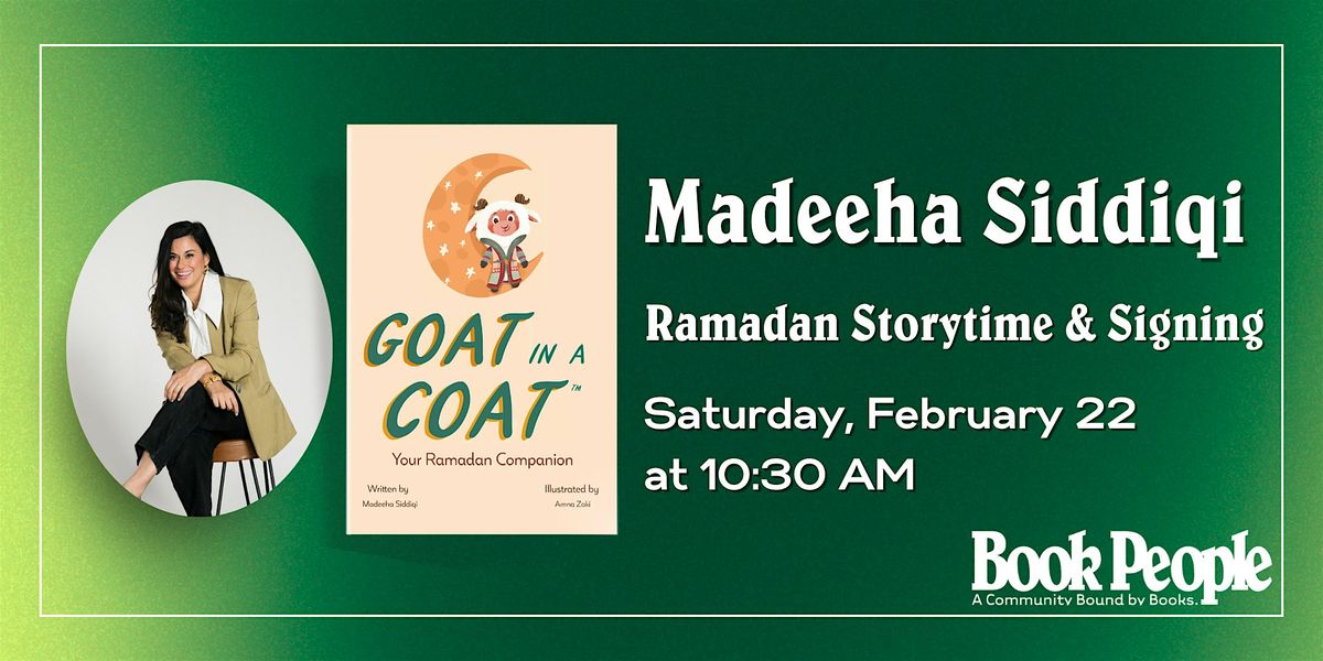 BookPeople Presents: Ramadan Storytime with Madeeha Siddiqi