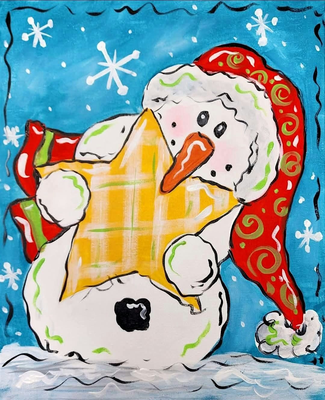 Painting with Scarlet Button Wellness