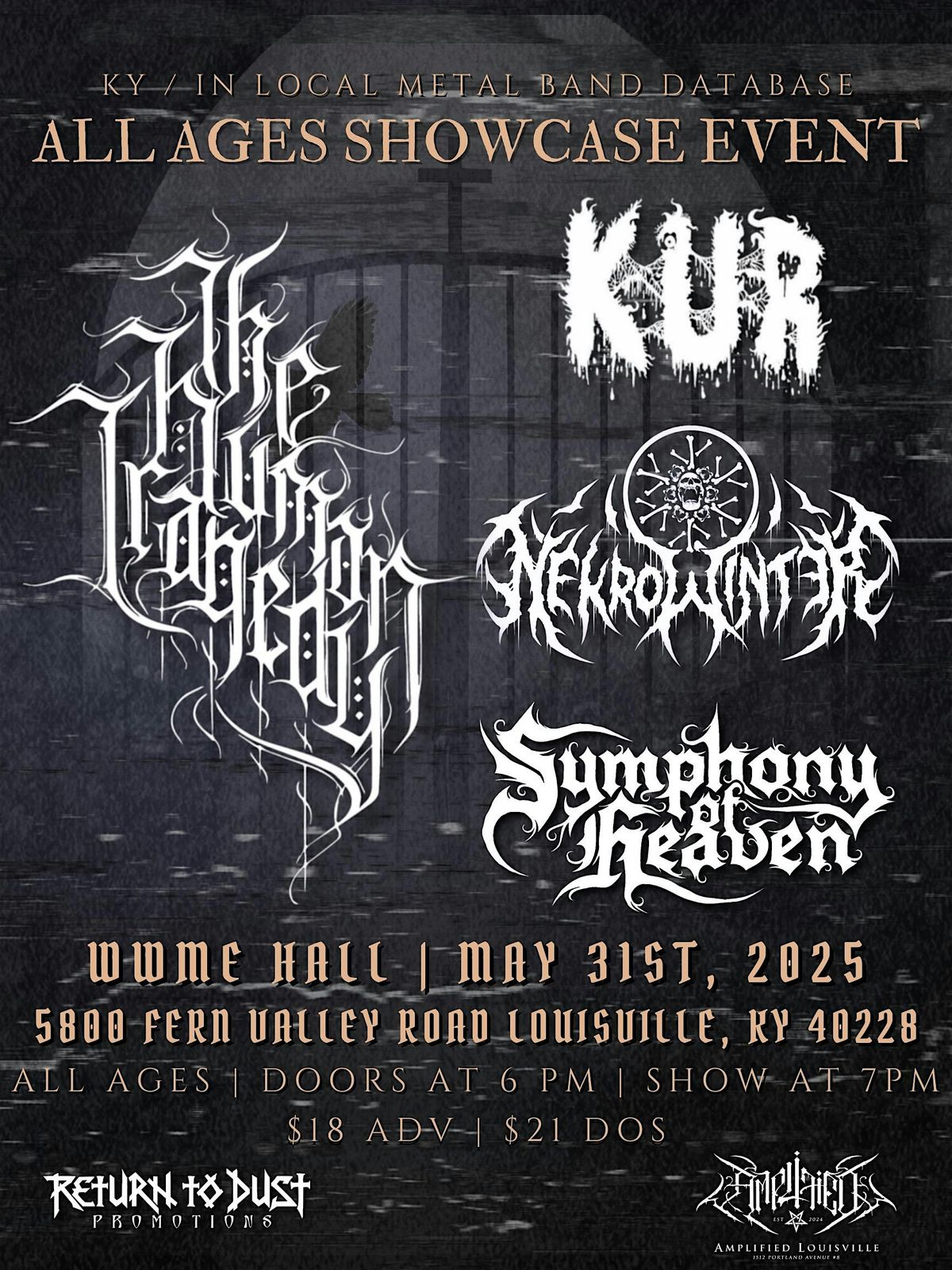 (ALL AGES EVENT) The Human Tragedy \/ Symphony of Heaven \/ KUR \/ Nekrowinter