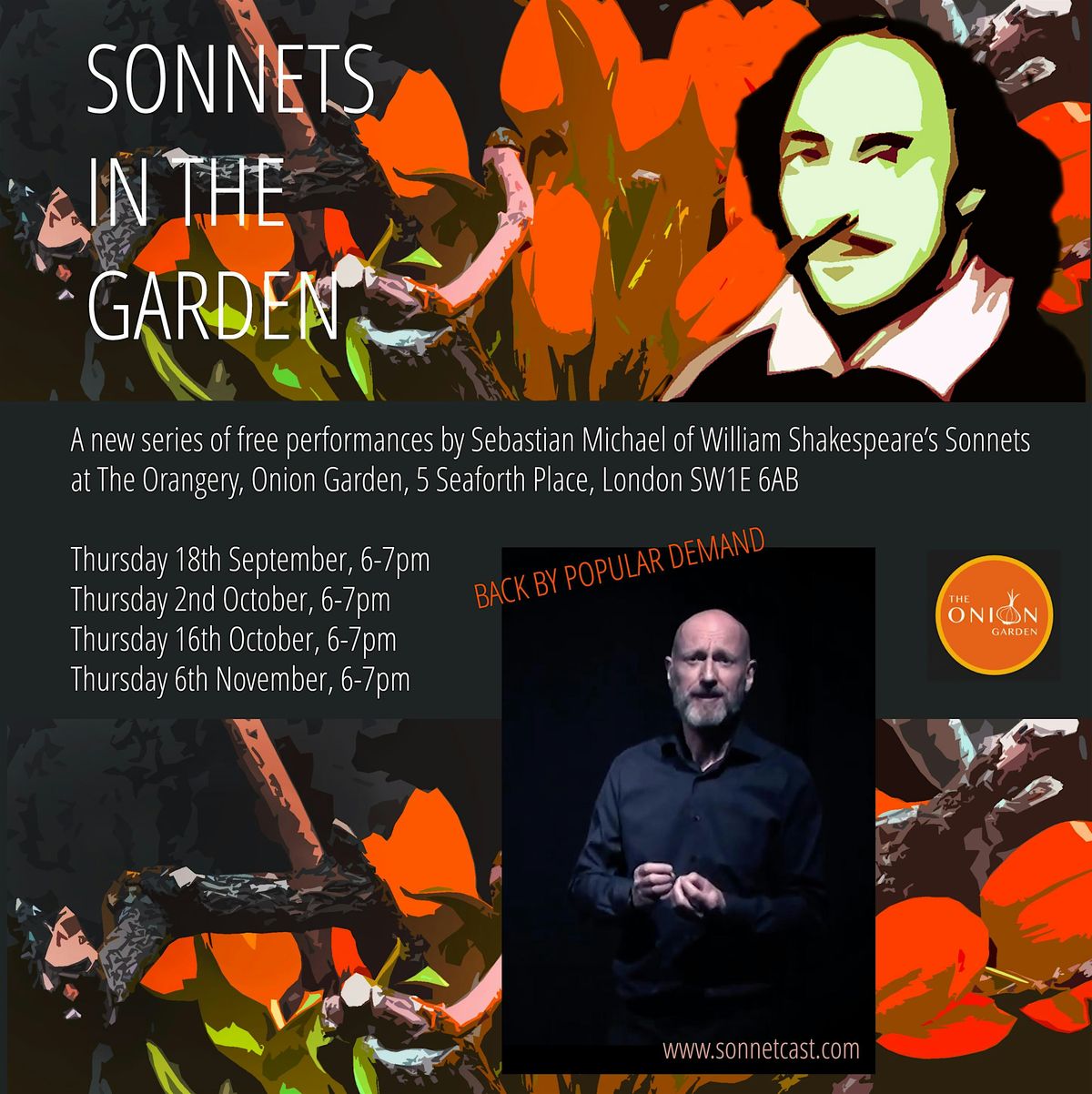 Sonnets in the Garden with Author Sebastian Michael (FREE!)
