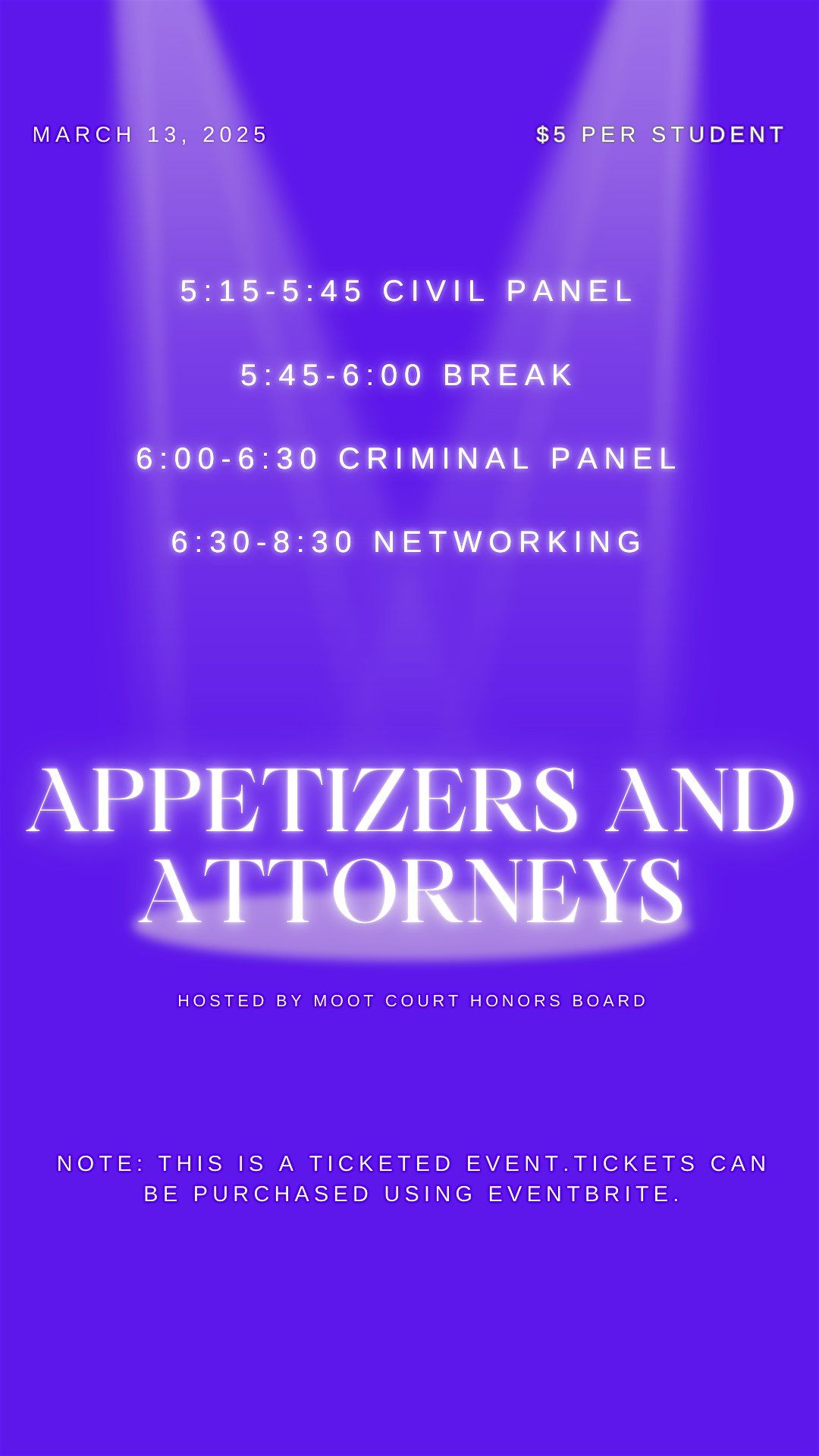 Appetizers and Attorneys