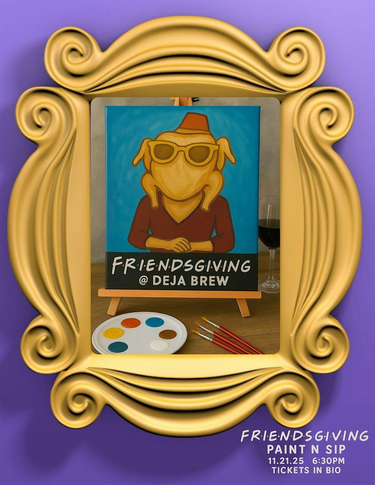 Friendsgiving @ Deja Brew Paint & SIp