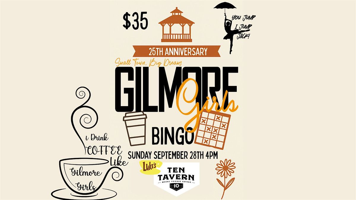 Gilmore Girls\u2019 25th Anniversary Bingo!