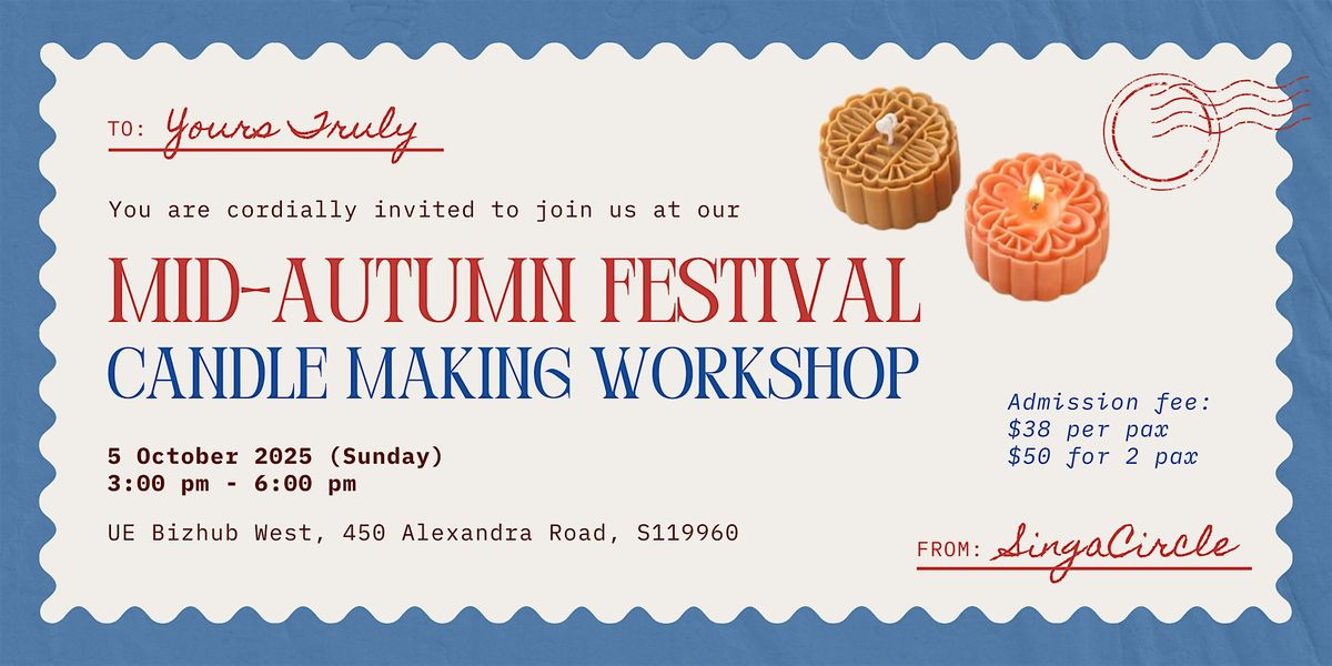 DIY Mooncake Candle Making Workshop
