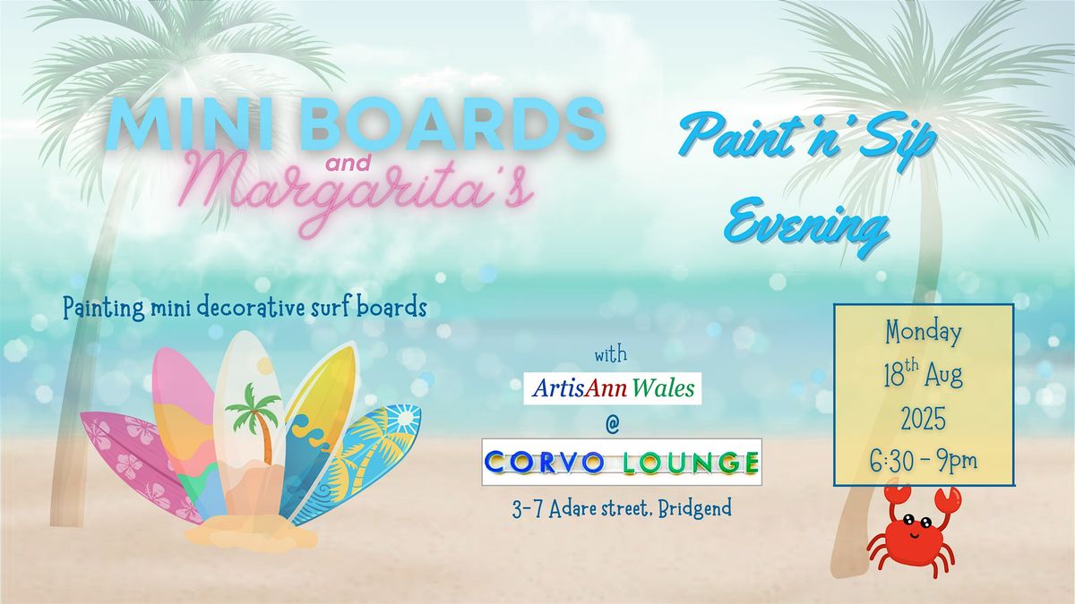 Mini Surf Boards and Margarita's