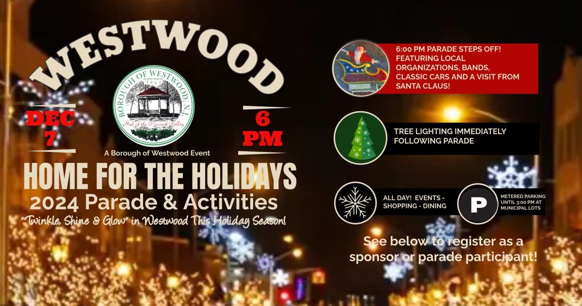 Westwood Home for the Holidays - Parade & Activities