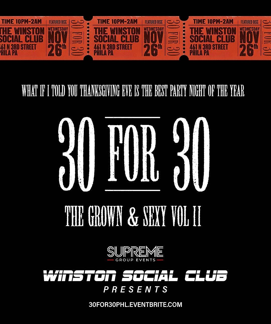 30 for 30: The Grown & Sexy Vol.II