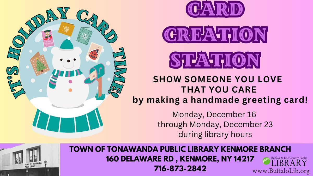 Holiday Card Creation Station