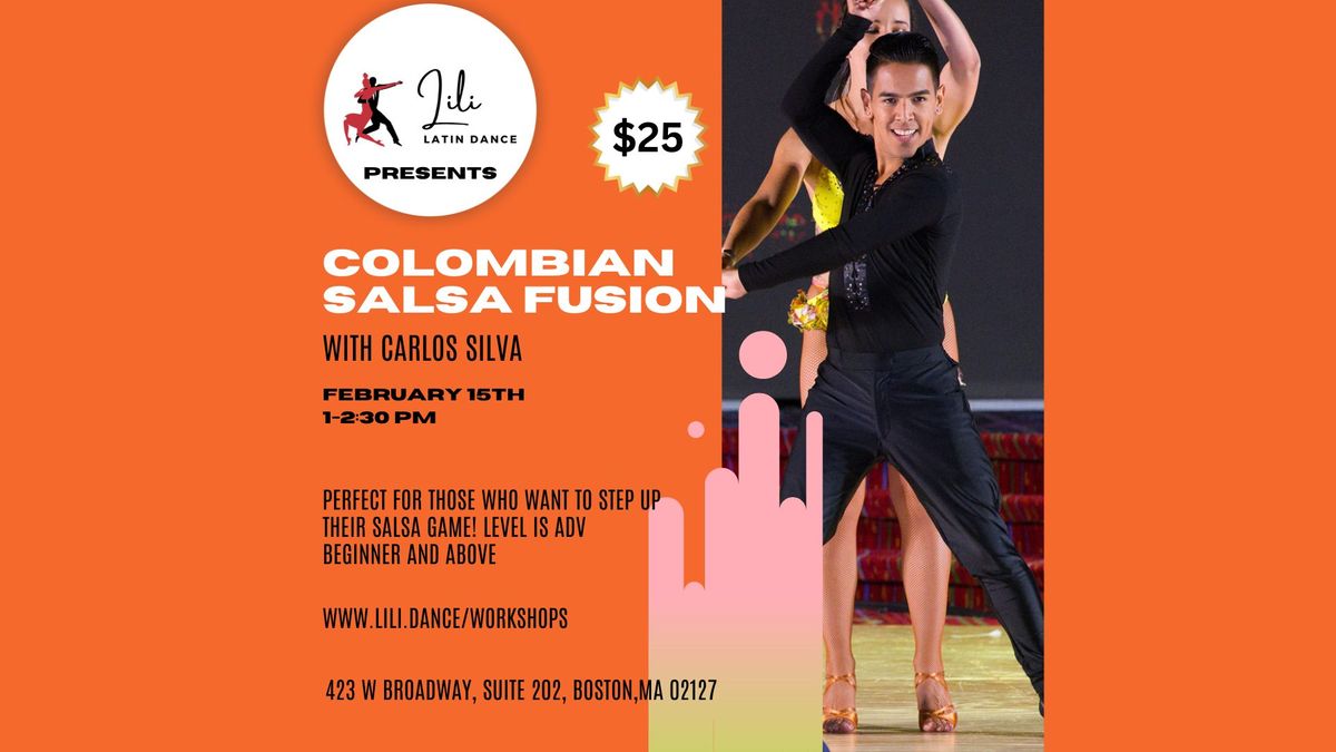 Lili Latin Dance Presents: Colombian Salsa Fusion with Carlos Silva!