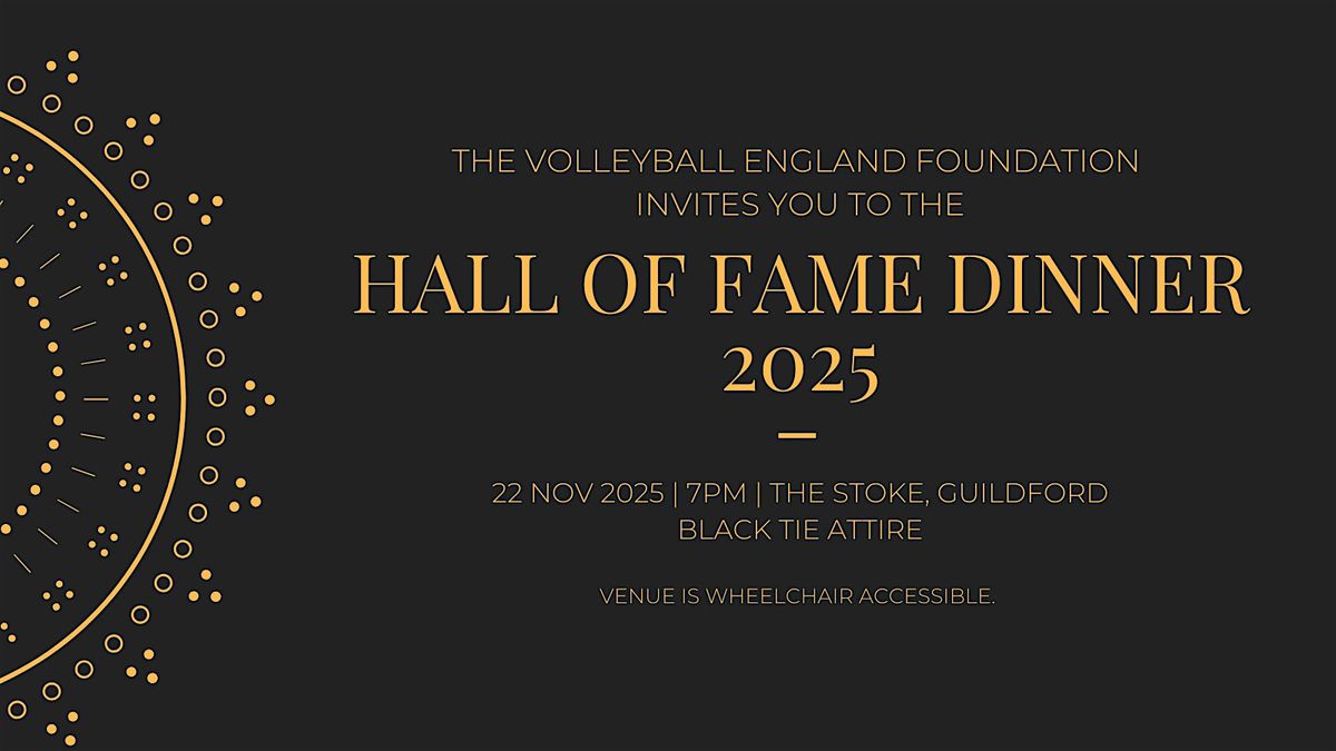 Volleyball England Foundation - Hall of Fame Dinner 2025