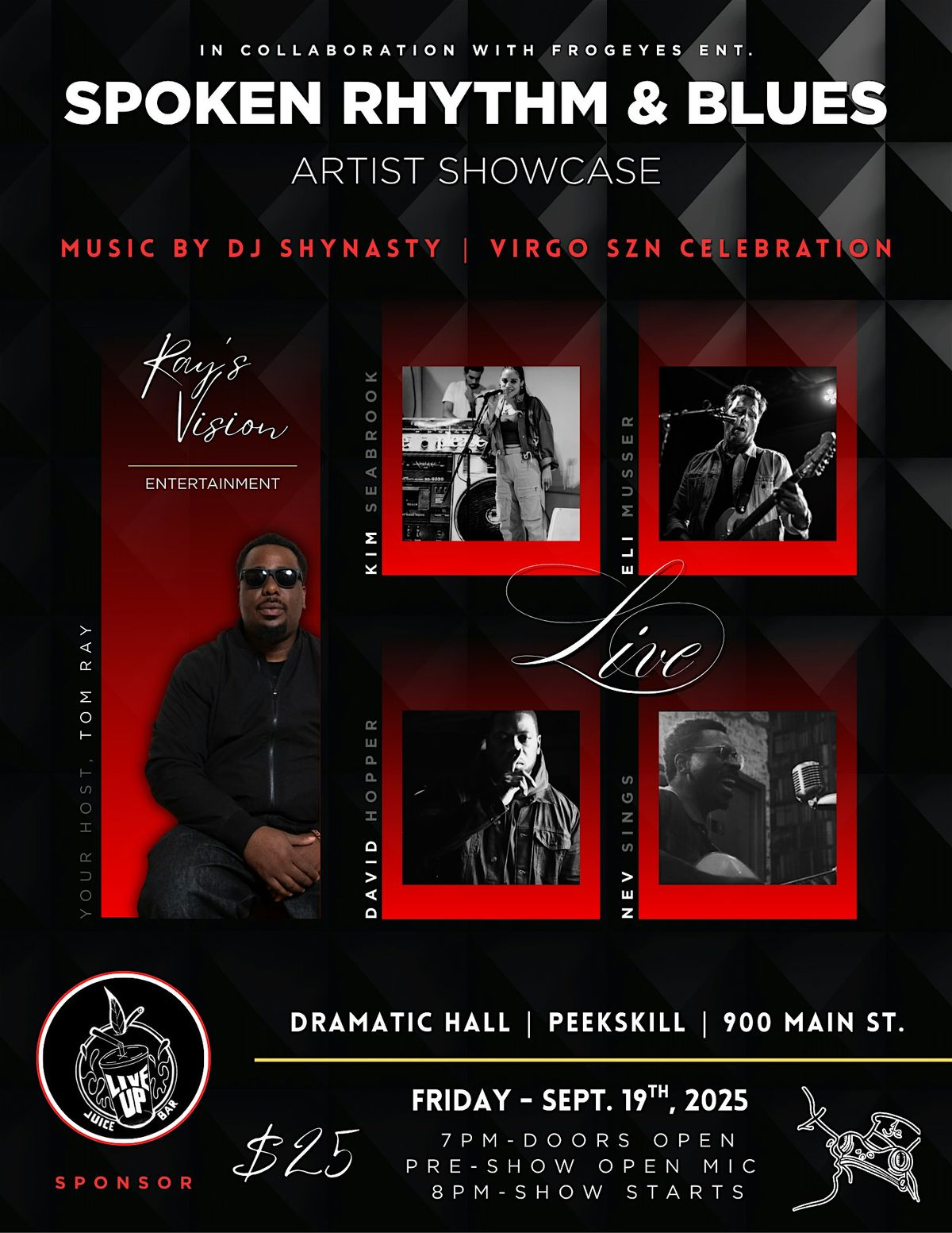 SPOKEN RHYTHM & BLUES ARTIST SHOWCASE VIRGO SZN CELEBRATION