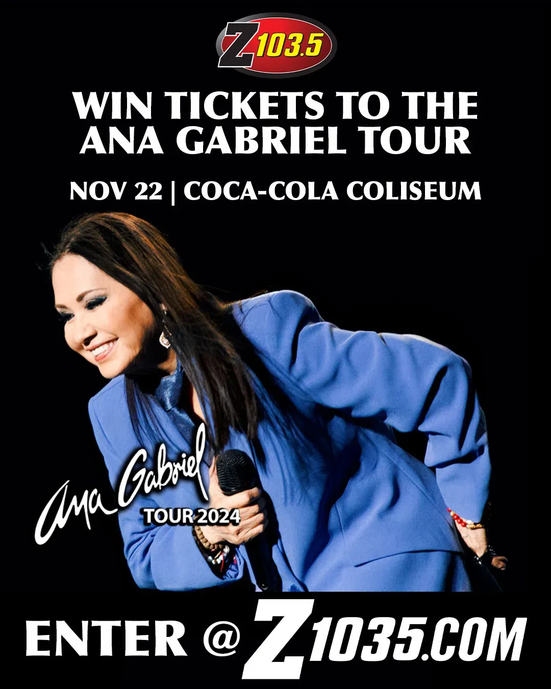 Ana Gabriel at Coca-Cola Coliseum