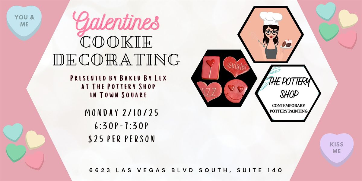 Galentine's Cookie Decorating (and Pottery Painting!)